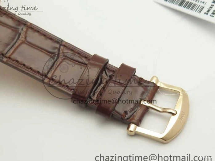 MIROTIME 0419 SportInspired Portofino IW458101 RG MK 1:1 Best Edition Gray Dial On Brown Leather Strap MIYOTA 7165